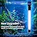 coospider-repta 12W Inline Aquarium UV Light Clarifier for Koi Pond Small Pool Filter Cold Plunge UVC Light Stainless Steel Ultraviolet Green Clear Machine