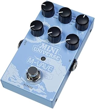 Mini Universe Digital Reverb Pedal – 9 Reverb Effects (Room, Hall, Plate, Spring, Shimmer, Cloud, Bloom, Swell, Lofi) – Compact Metal Guitar Pedal with Dynamic Tone for Electric Guitar and Bass