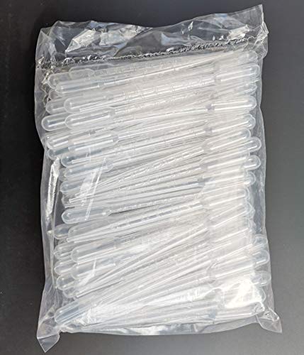 Lot de 100 pipettes de transfert en plastique jetables pour huiles essentielles - 3 ml Cover