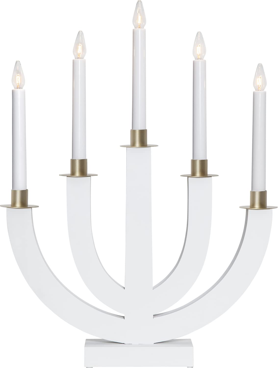 Star Fensterleuchter, 218-75, weiß/gold