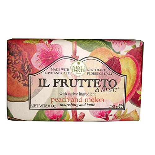 Nesti Dante Nesti dante il frutteto sweetening soap - peach and melon 8.8oz 8.8 Ounce