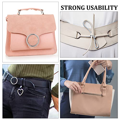 Image of GORGECRAFT 1 Box 8Pcs 4 Colors 1 Inch / 25mm Metal O-Ring Buckle Connector Round Loops Alloy Linking Rings for Bags Webbing Purse Belt Straps Home DIY Sewing Craft Hardware Accessories