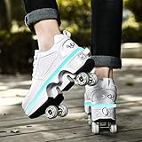 ★ El calzado deportivo multifuncional deformable y los patines ligeros te permiten realizar ejercicios de fitness en cualquier momento y en cualquier lugar de tu vida diaria,lo que combina a la perfección ocio y deporte.
