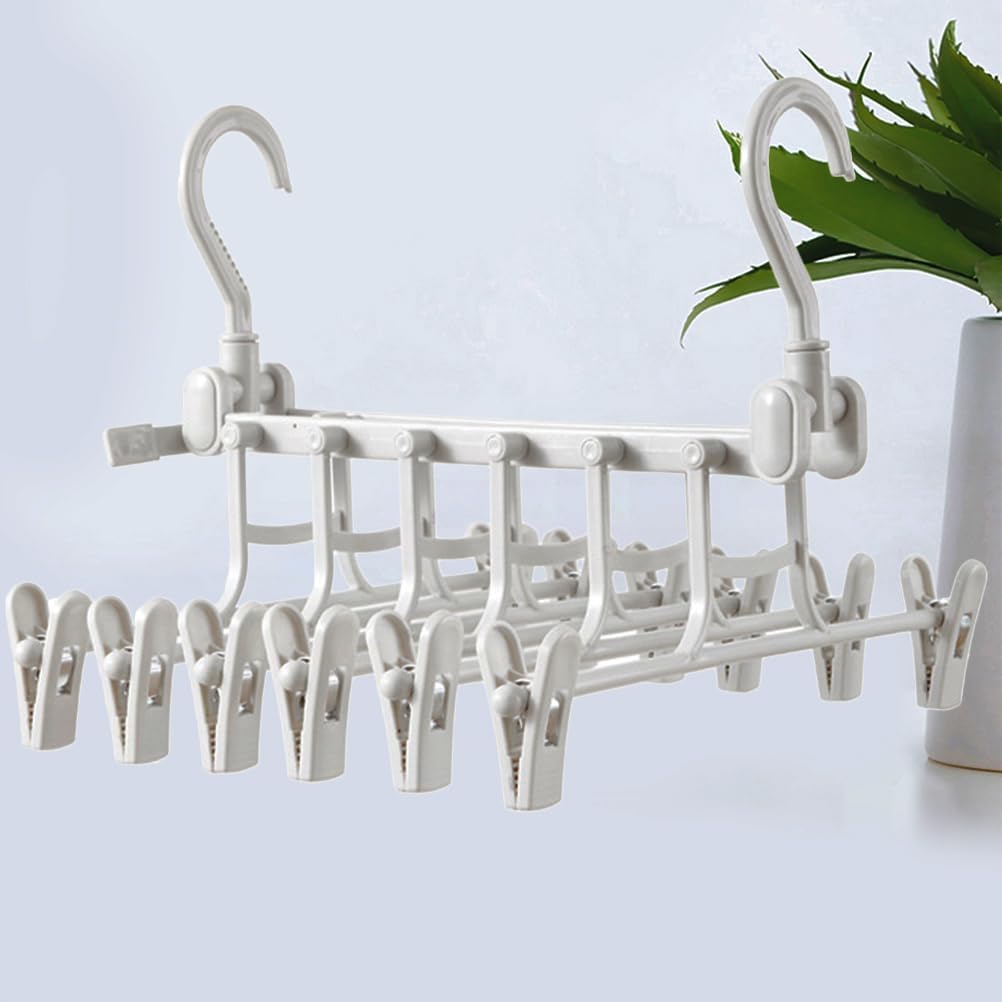 Multifunctional Pants Hangers Space Saving: 2Pack Skirt Hangers Closet Multiple Layers Multifunctional Uses Rack Organizer for Trousers Scarves Slack