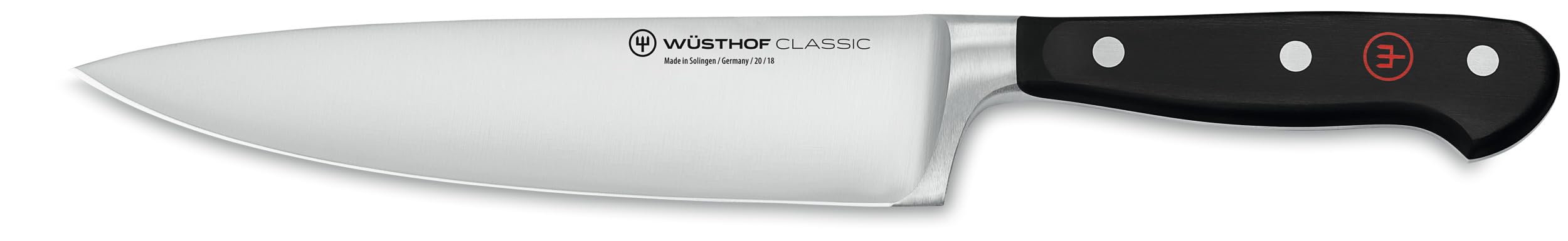 Classic 7 Inch Chef's Knife, Black / Black