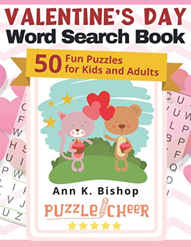 Valentine's Day Word Search Book: 50 Fun Puzzles for Kids and Adults