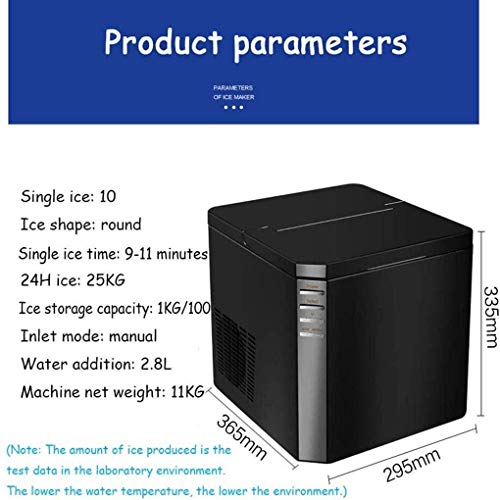 Arbeitsplatten-Nugget-Eismaschine Eismaschine 25 kg Kommerziell Kleiner Tee Shop Handbuch Home Bartisch Bar… – Bild 4