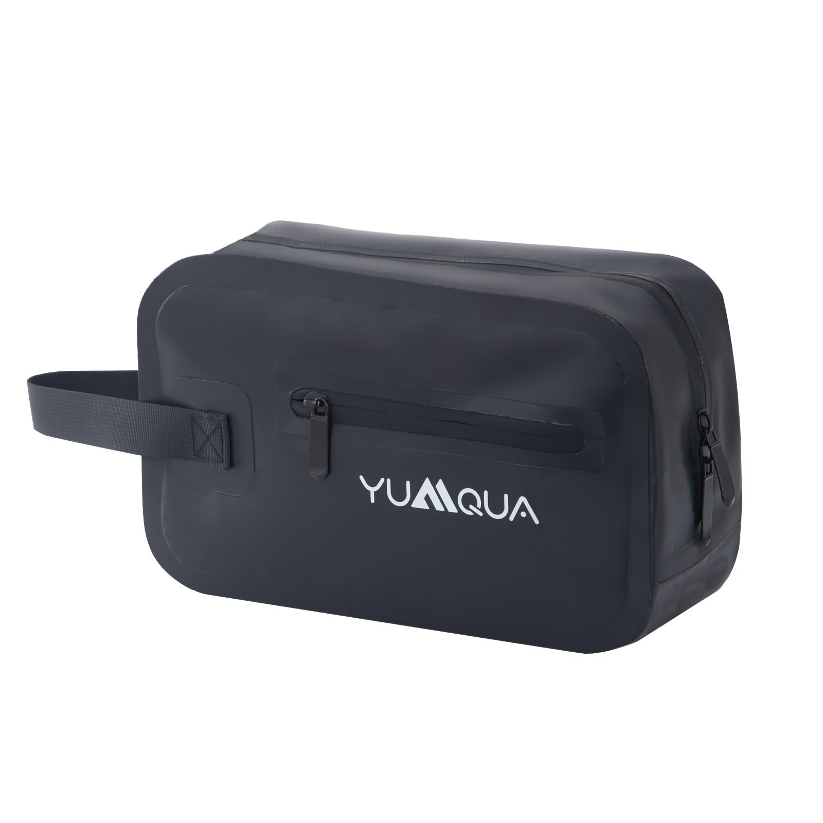 YUMQUA Waterproof Toiletry Bag for Men, PVC Small Waterproof Bag for Travel, Mens Traveling Toiletries Dopp Kit Shaving Pouch Water Proof Organizer