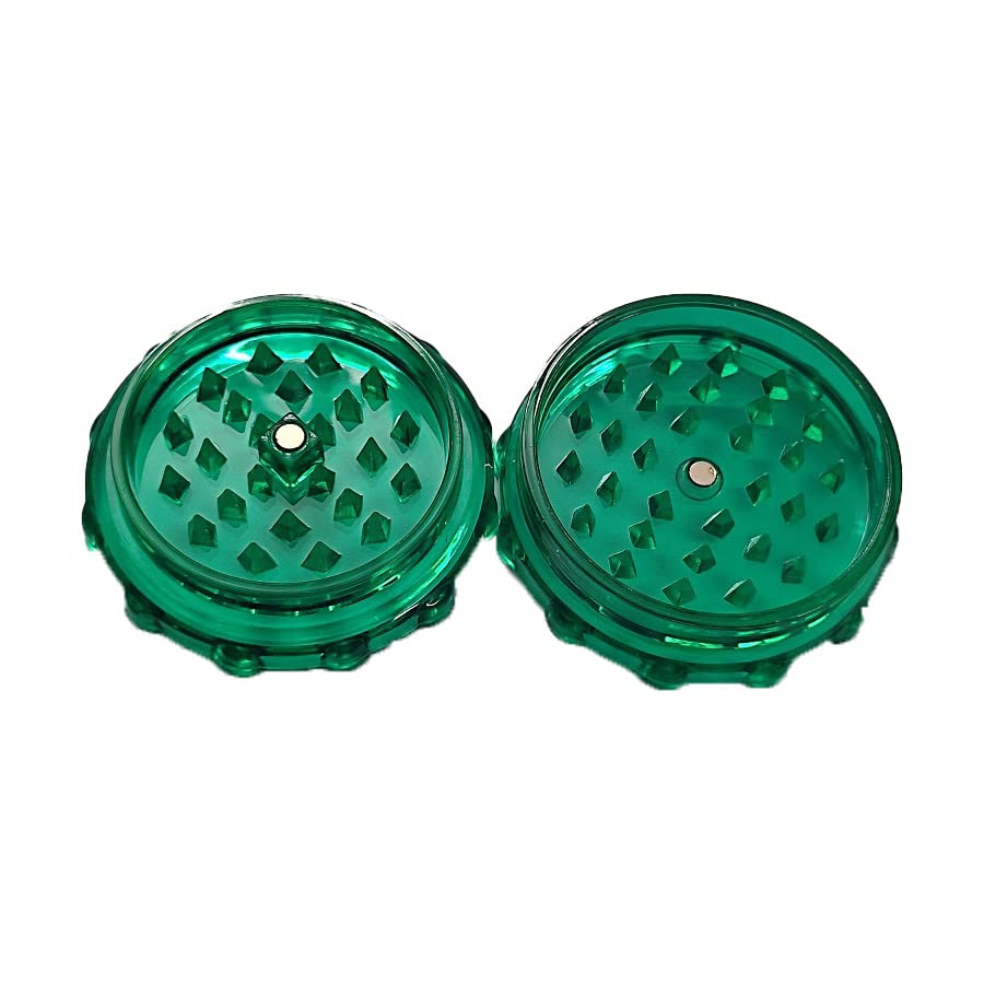 MFT 3 Inch 2 Part Shark Teeth Acrylic Crusher Grinder- 1 Pcs