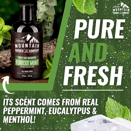 Rocky Mountain Barber Company SHAMPOO-MINT Men'S Shampoo - Tea Tree Oil thumb #4