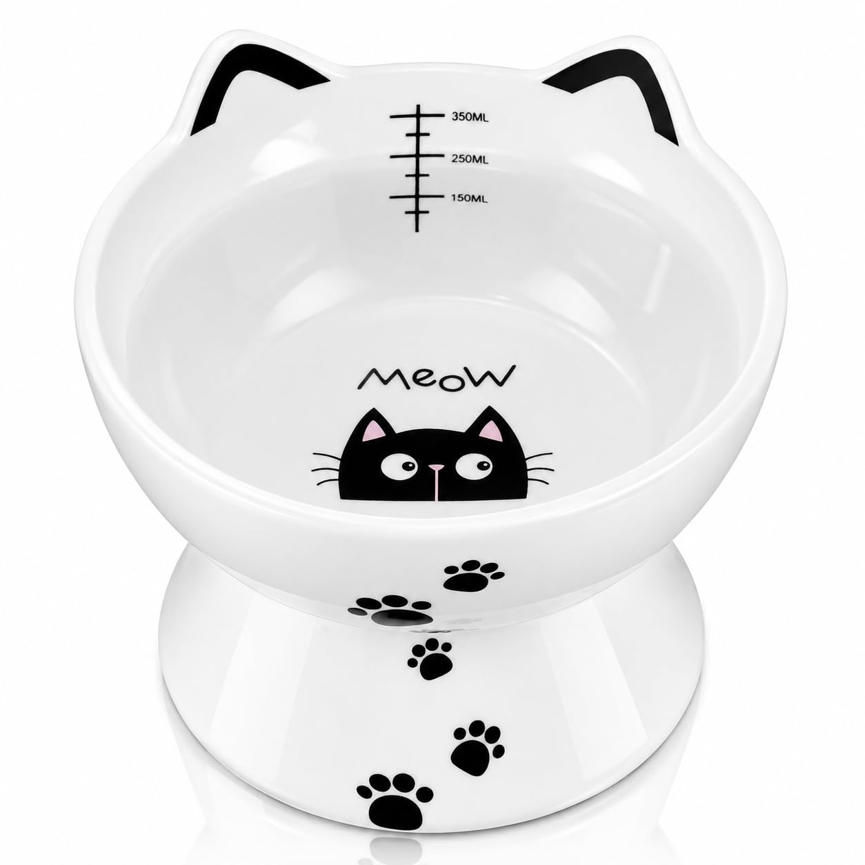 Yedio Porcelain Raised Cat Bowl
