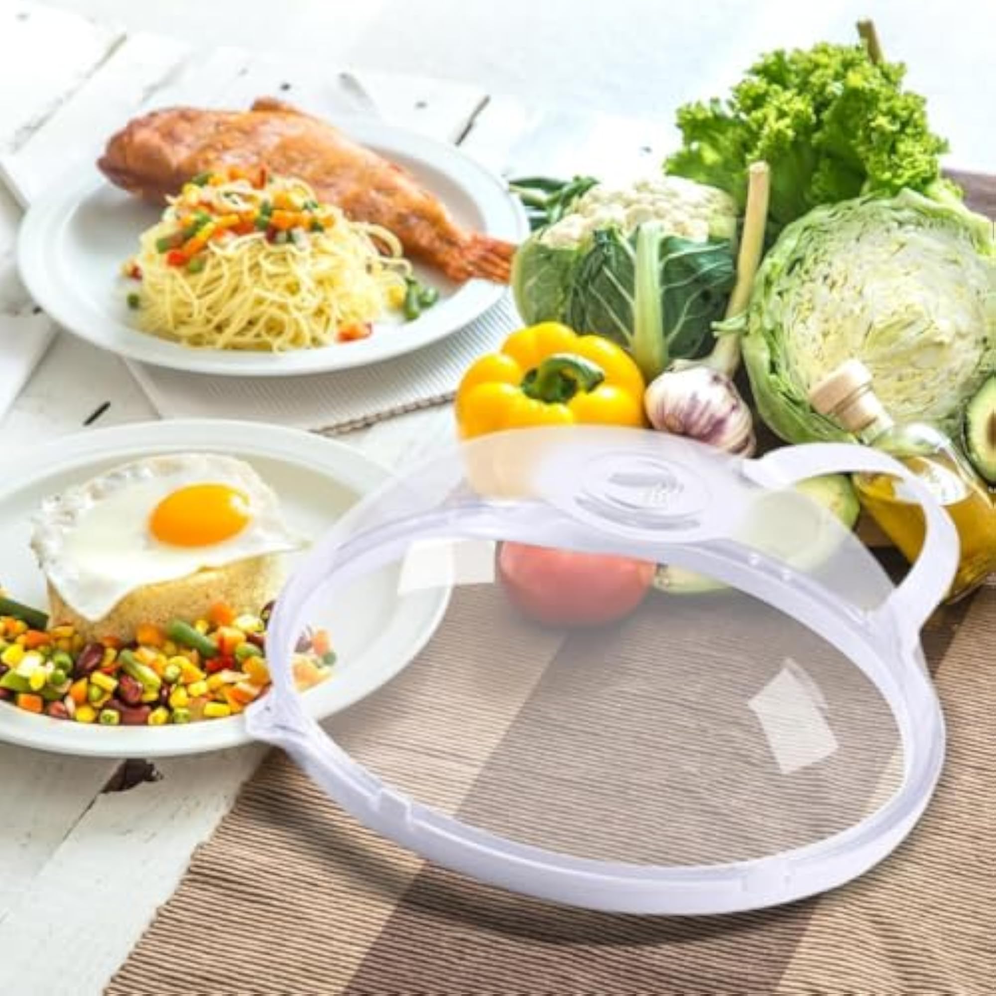 Microwave Cover Anti-Sputtering Food Splatter Guard Lid