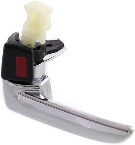 Miniatura 6 de Para Mazda 3 2004-2009 Manija de puerta interior delantera, palanca cromada del lado del conductor | Con botón de bloqueo de puerta | Recorte: todos