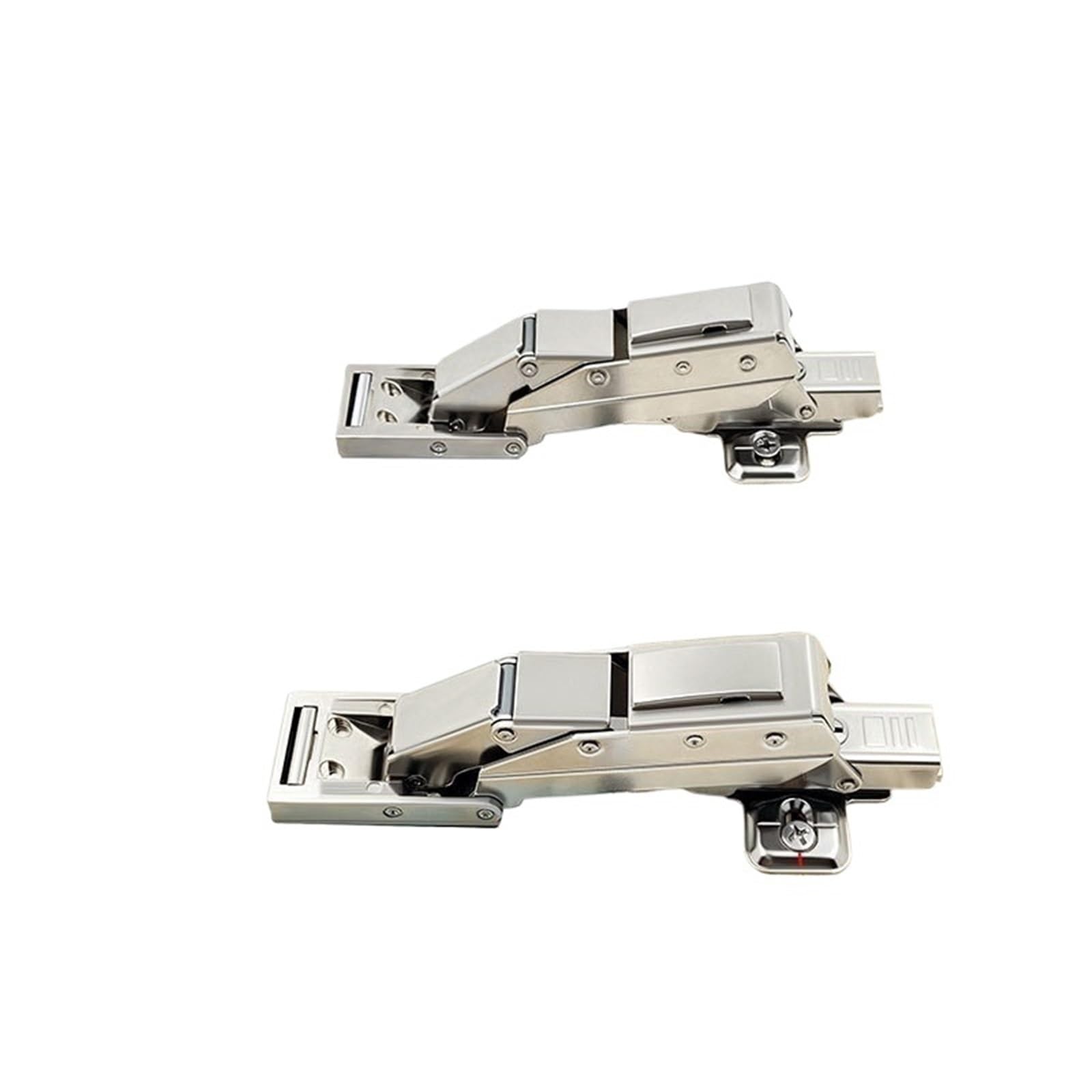 2Pcs Cabinet Hinge Glass Door Furniture Hinge