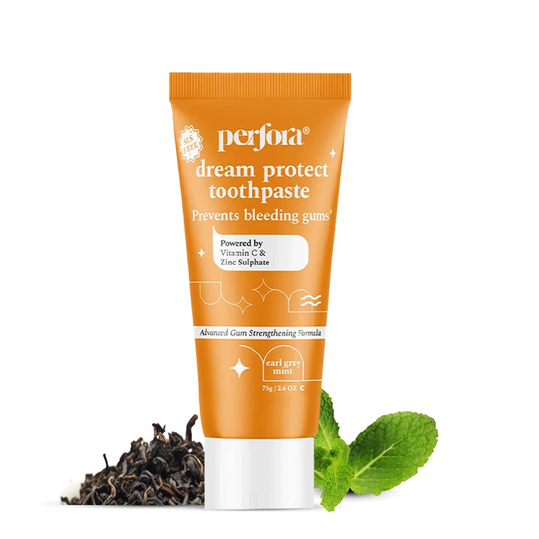 Perfora Gum Protection Toothpaste - 75 gms (Pack of 1) | Strong Gums Paste for Kids & Adults | SLS Free & No Artificial Sweeteners | Made Safe Certified Vegan Friendly Gel - Earl Grey Mint (Flavor) (B0BRNNPWPV) Amazon Price History, Amazon Price Tracker