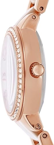 Miniatura 3 de Fossil Virginia - Reloj para mujer con detalles de cristal y correa de acero inoxidable autoajustable