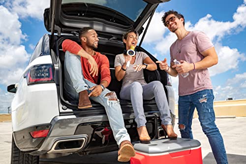 Carpool Karaokê The Mic 1.0, sistema de microfone de karaokê sem fio, branco CPK545 da Singing Machi