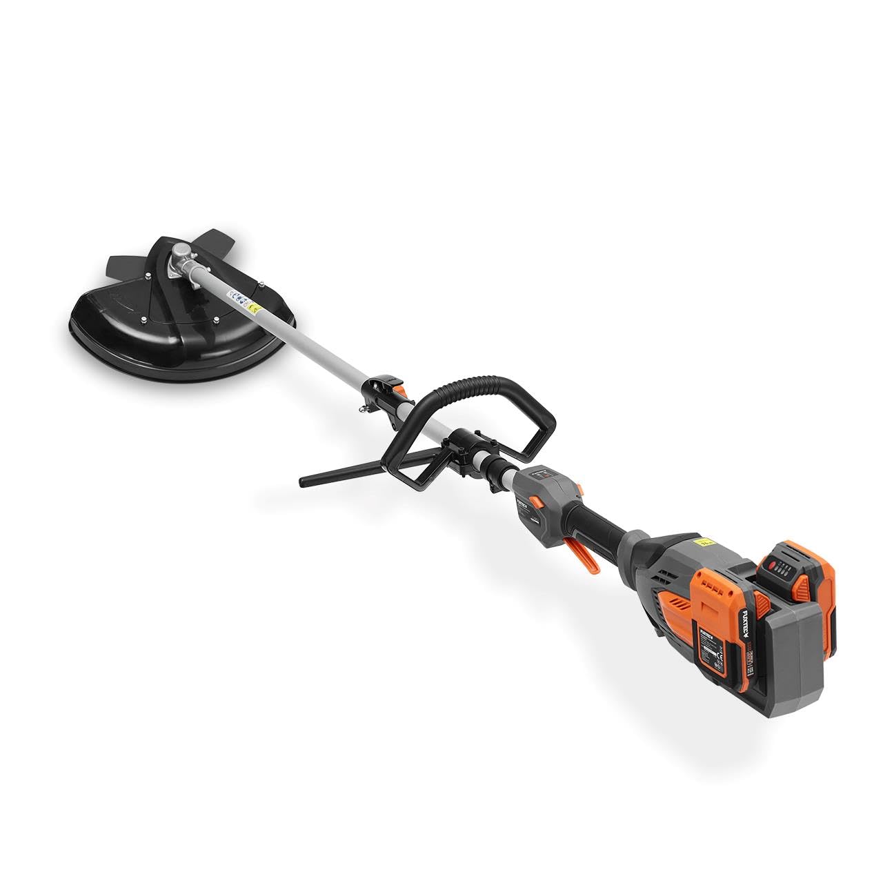Herramienta multifunción 3 en 1 FUXTEC FX-E2MTSET • 40 V • Desbrozadora a batería con Accesorio de Motosierra y Cortasetos • Cortabordes • Desbrozadora con Acoplamiento rápido • Herramienta combinada