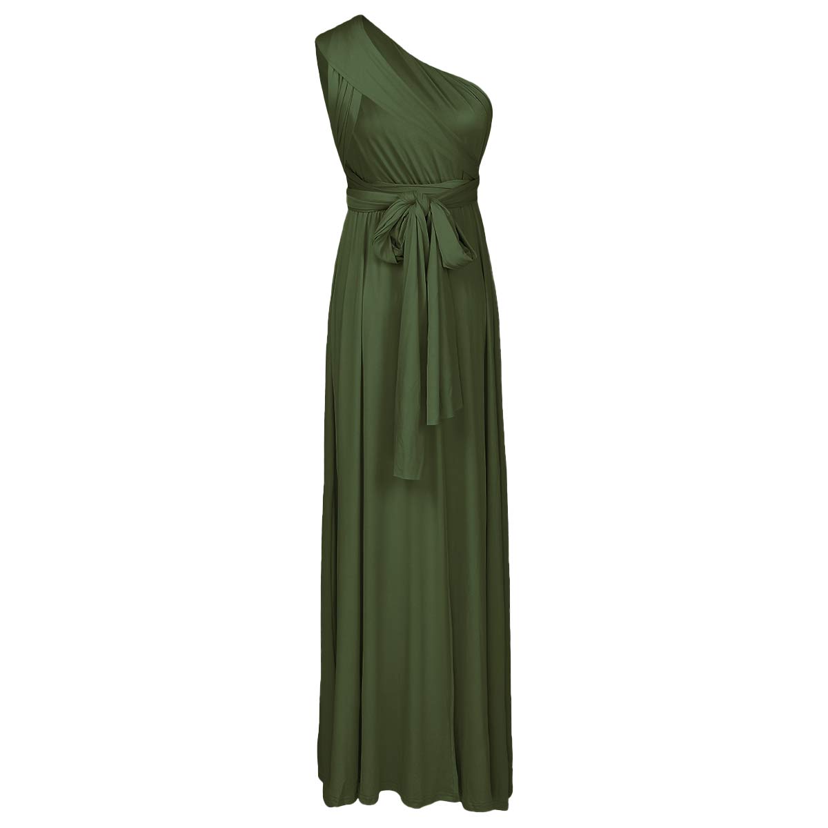 IMEKIS Donna Eleganti Abito da Sera Lungo Senza Schienale Scollo a V Multiway Vestito da Sposa Senza Maniche Damigella d'Onore Cerimonia Cocktail Formale Prom Abiti XS - XL