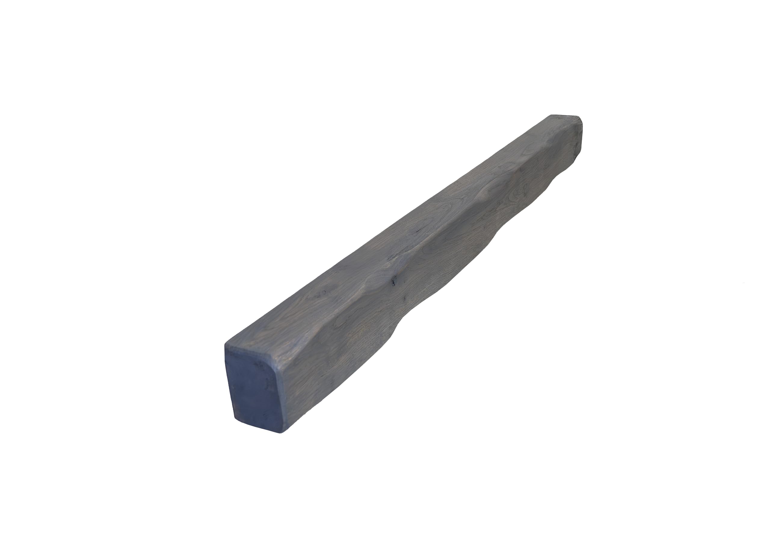 oakleys oak Solid Oak Beams for Fireplaces- Oak Floating Shelf for Home Decor- Grey Shelves to Decorative Logs for Fireplace- Heavily Worked- Beam Size(90x7.5x10) Cm