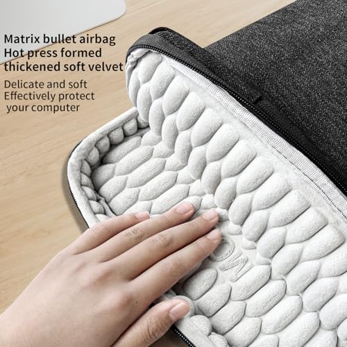 Image of MOCA Laptop Sleeve Case 15-15.6 inch, Shockproof Protective Computer Sleeve Cover with Accessories Pocket, Water Resistant Compatible for MacBook Dell HP Acer Asus Lenovo