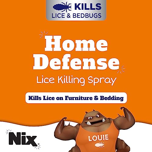 Image of Nix Lice & Bed Bug Spray for Home Use, Kills Lice on Bedding & Furniture, Odor-Free & Non-Staining, 5 Fl Oz