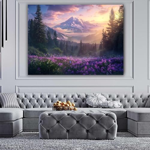 Tableau paysage encadré pour habiller un mur vide 40x60 - 2