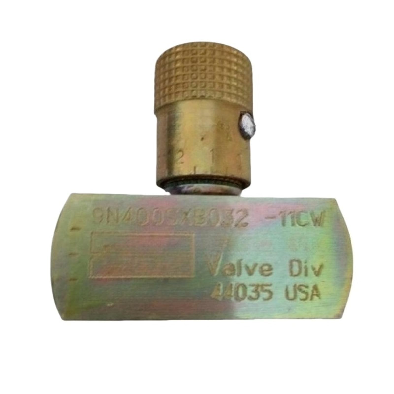 Ovnmgbqx One Color Brass Hydraulic One-Way Throttle Valve, Needle 9N800b