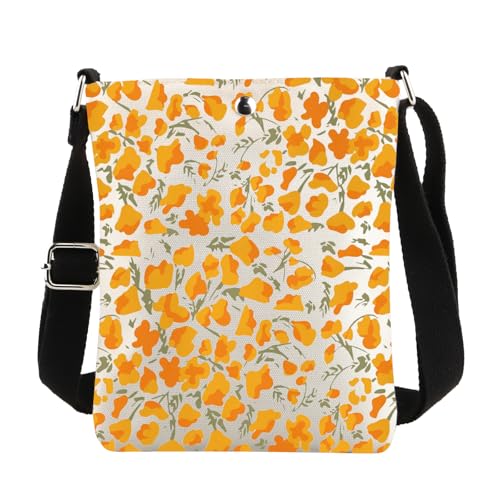 CENWA California Poppy Crossbody Bag California Cross Body Bag California State American Poppy Gift