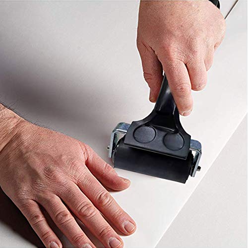 E-Sds Rv Roof Sealant Tape 4" X50' With Rubber Roller, Uv & Waterproof White Rv Seal Tape For Rv Roof Repair, Window, Boat Sealing, Truck And Camper Roof Leaks #TOP3