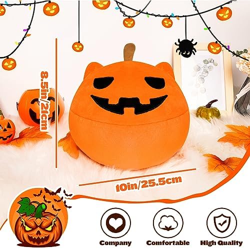 Halloween Pumpkin Cat Plush, 8.5in Halloween Stuffed Animals Cat, Fluffy Stuffed Pumpkin Doll Toy, Halloween Cat Plush, Halloween Plush Toys for Kids 2 51J2cJUDm L. AC