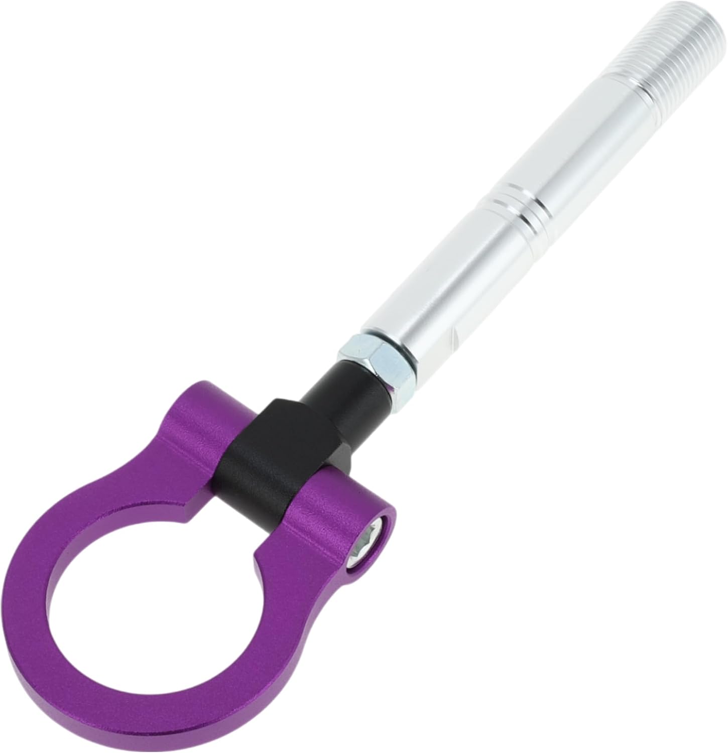 Front/Rear Trailer Ring Eye Towing Hook, Bumper Screw-on Tow Hook for Toyota Avanza Folding Racing Trailer Hook Aluminum Alloy Purple