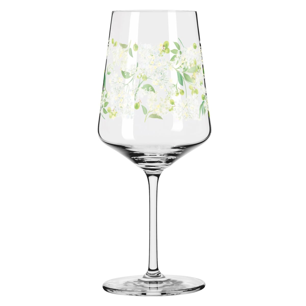 RITZENHOFF 2931012 Aperitif Glass 500 ml - Summer Dew Series - Motif No. 12 with Colourful Flowers - Made in Germany