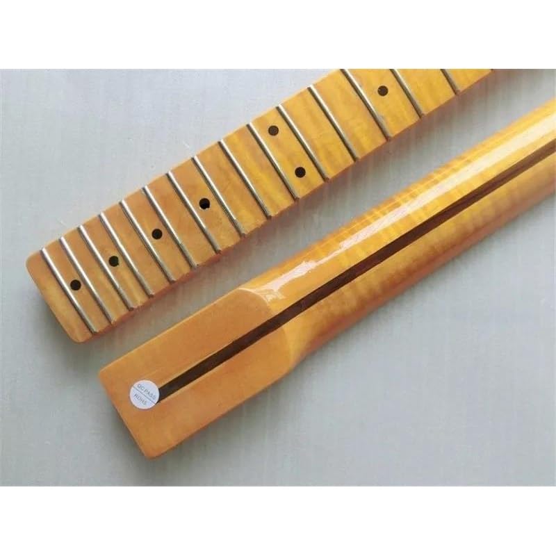 Manico della Chitarra Mano Sinistra 21 Tasti Testa Piccola per Manico Chitarra Elettrica for ST Manico in Acero Canadese for ST Giallo Lucido Manico della Chitarra Mano Sinistra 21 Tasti Testa Piccola per Manico Chitarra Elettrica for ST Manico in Acero Canadese for ST Giallo Lucido