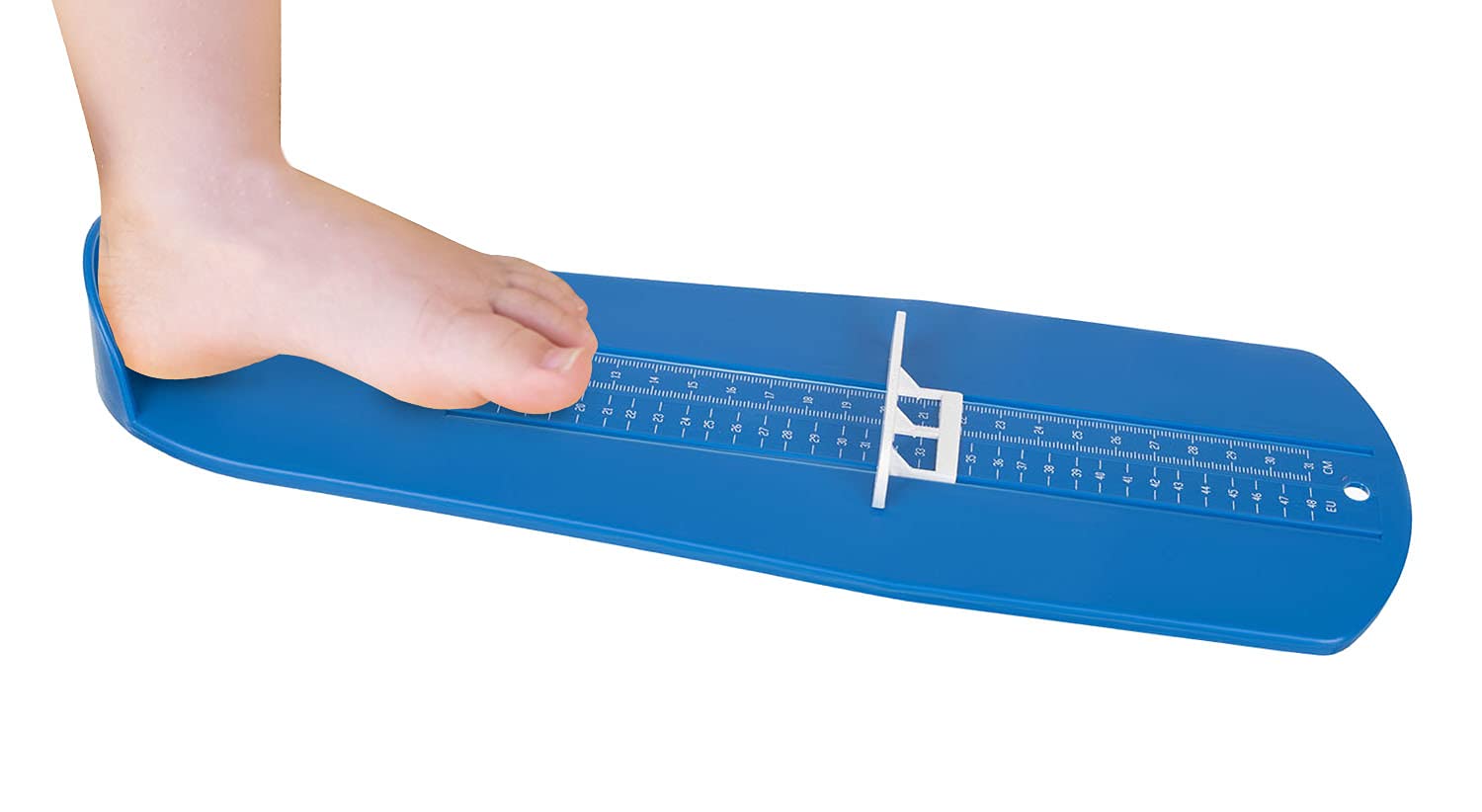 Appareil de mesure des pieds pour enfants et adultes, pointures 15-48, bleu, 16712