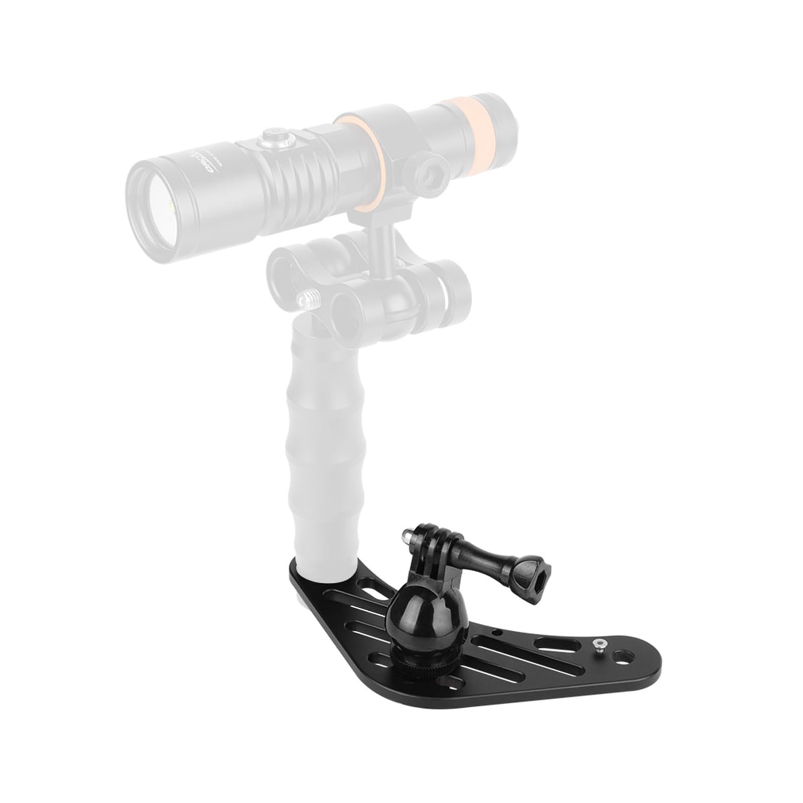 OrcaTorch Mini ZJ17 Base Plate Kit, Underwater Mounting, Underwater Camera Integration, Ergonomic Design, Premium Quality, Dive Accessories Compatible-picture-17