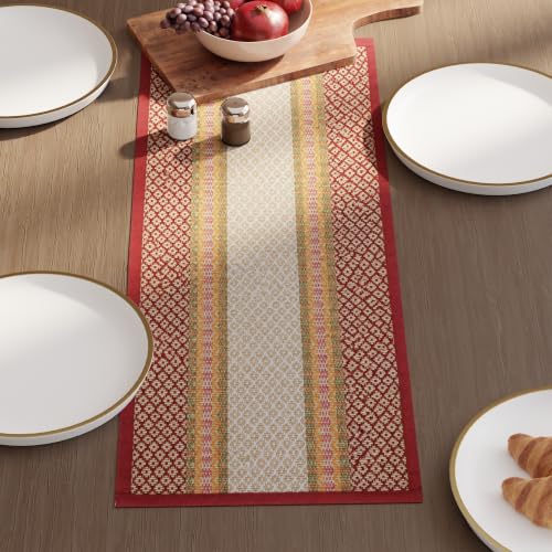 Image of Encasa XO Dining Table Runner 4 Seater, Handcrafted Madurkathi River Grass