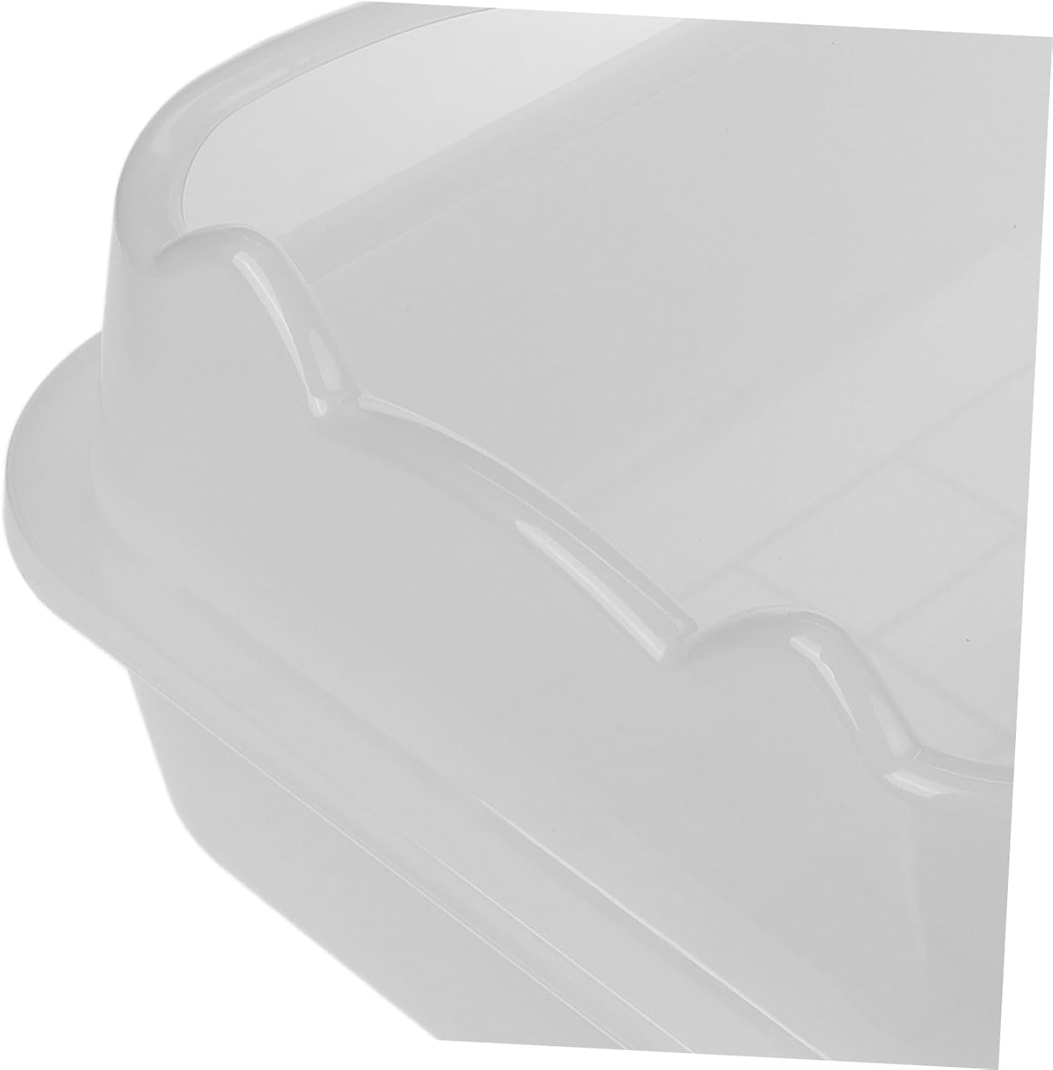 POPETPOP Open Type Cat Toilet Litter Box Dust Box Large Space for Comfortable Cat Use