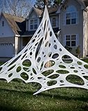 Spirit Halloween 25 Ft Glow in the Dark Green Wicked Webbing, Multicolor