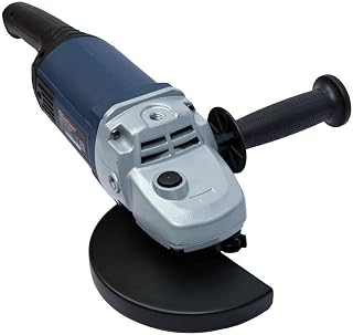 EASTMAN Angle Grinder 2200W wall cutter Outer Dia :80 mm Powerful Speed with Blade Lock Button fan Cooled Motor Light weight design comfortable Grip in blue color