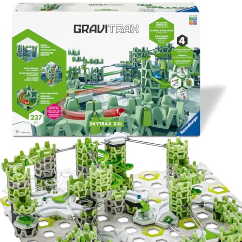 Ravensburger - Gravitrax - Action Set Skytrax XL +200 pièces - Circuit de Billes - Jeu de Construction créatif - Dès 8 Ans - 25960