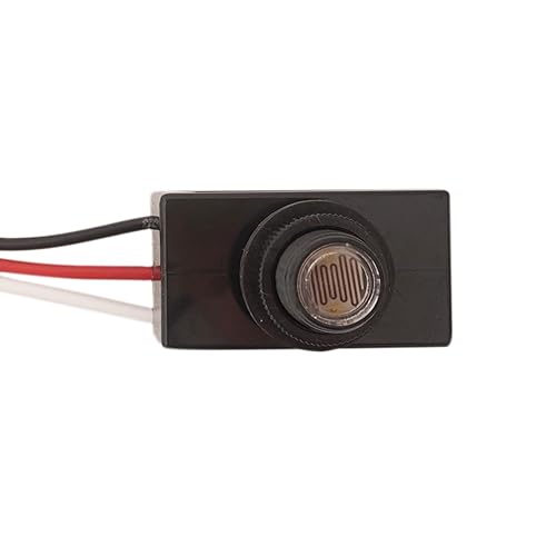 Miniatura 7 de LoveDeal Interruptor fotoeléctrico DC8-50V, 12V, 24V, 36V, 48V, sensor de anochecer a amanecer, interruptor de fotocélula, mini interruptor de fotos