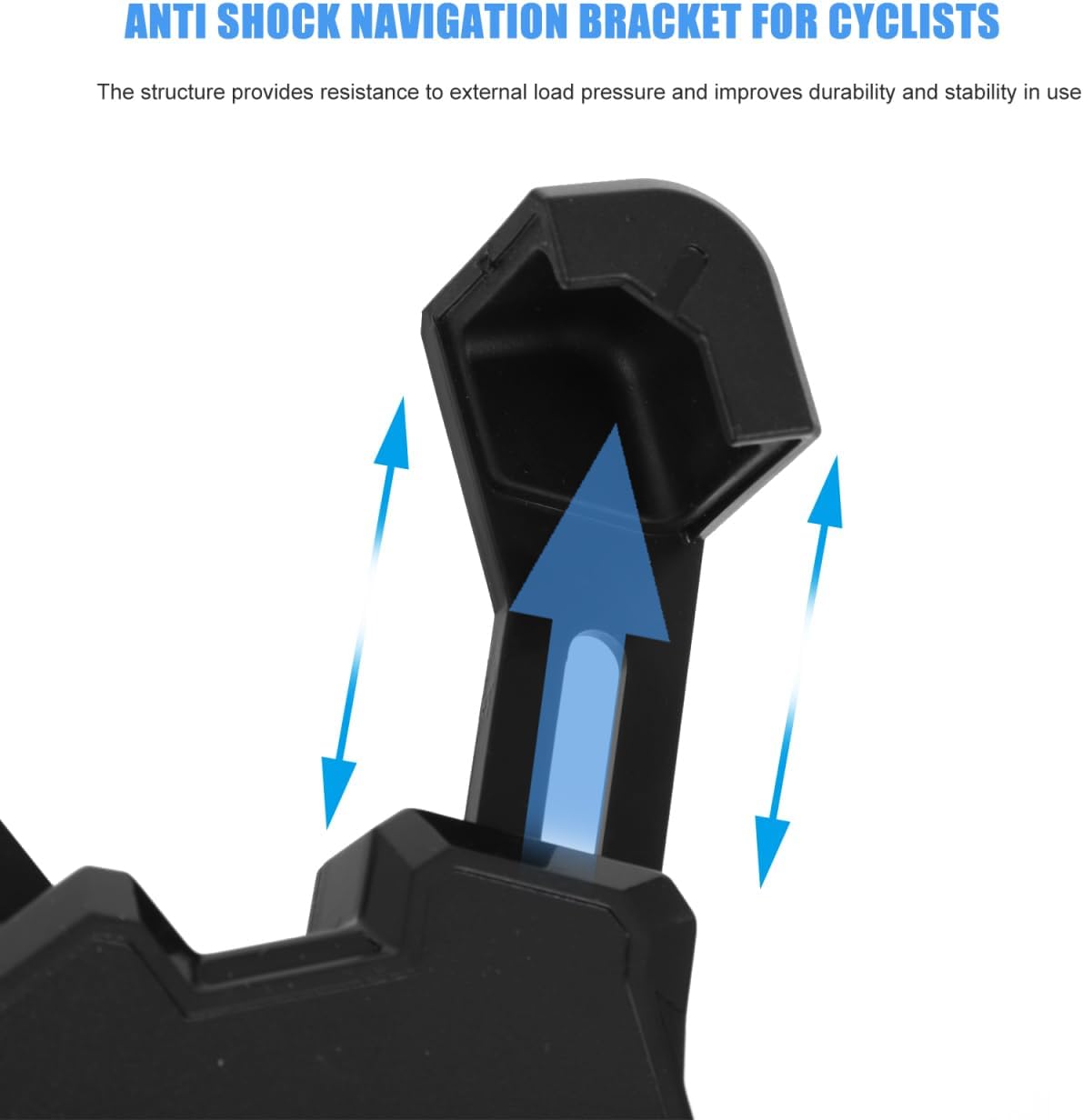 ULTECHNOVO Universal Motorcycle Phone Mount Rearview Mirror Holder Adjustable Shockproof Cell Phone Clamp for Bikes Tool-Free Installation Fits 4 0 Inch Smartphones