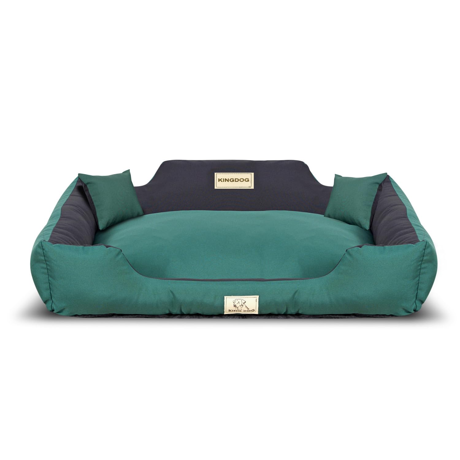 KingDog Anti-slip hondenbed met ritssluiting van Panama Stretch MM43 dierenbed, huisdierbed, demonteerbaar en wasbaar, 100% polyester, 160 g/m2 ( buitenmaten: 115x95cm/binnenmaten: 100x80cm