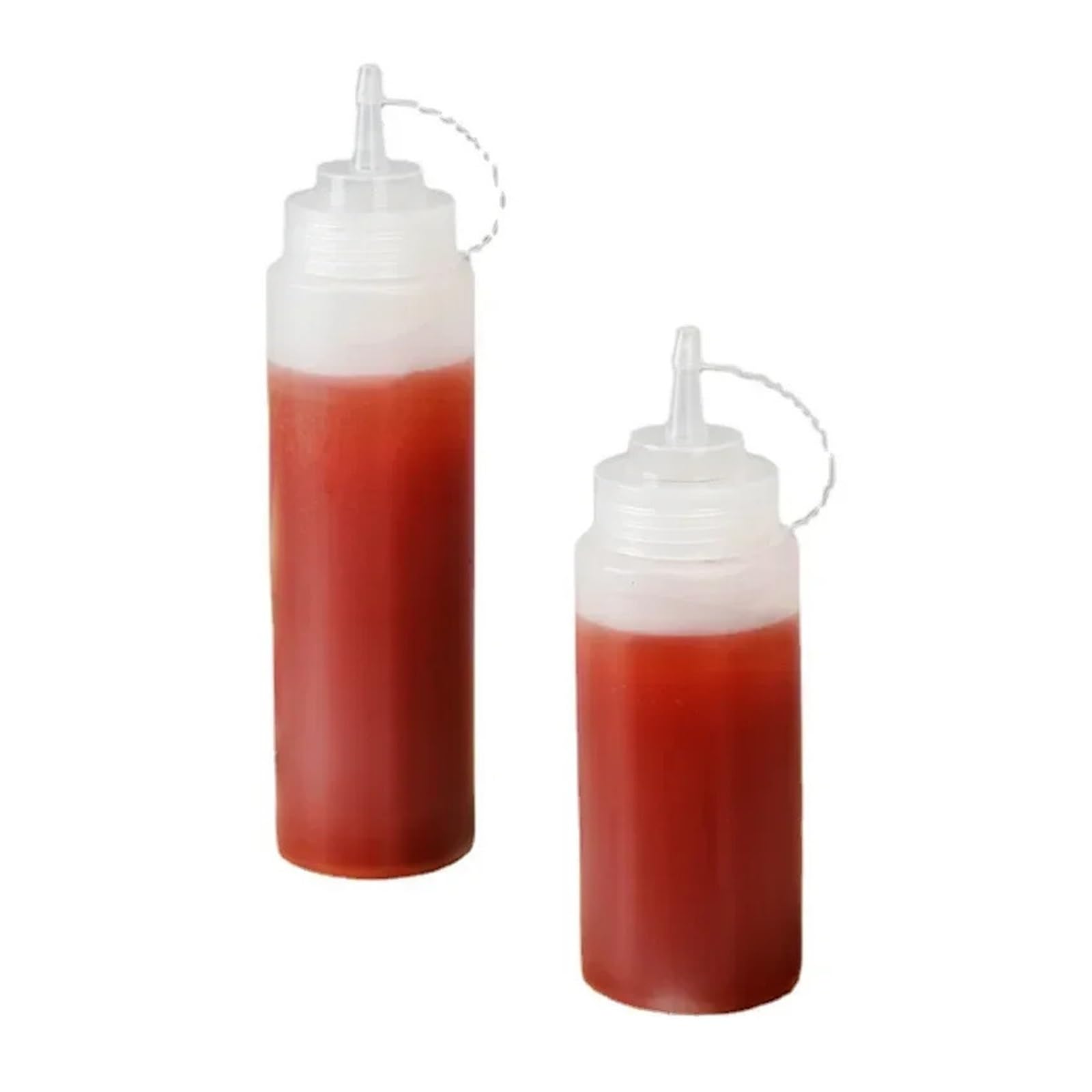 10PCS Condimento Bottiglie da spremere Bottiglia di salsa insalata Olio d'oliva Ketchup Senape Dispenser Accessori cucina Gadget per Condimenti(800ml)