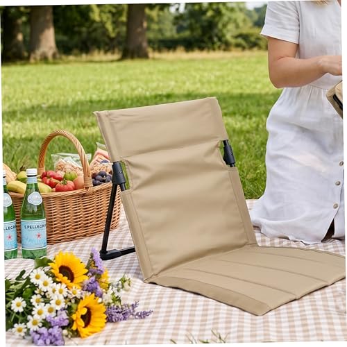 Chaise longue de plage portable pliable extérieure kaki - 3