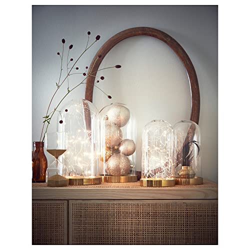 Ikea BEGÅVNING glass dome with base, 26 cm