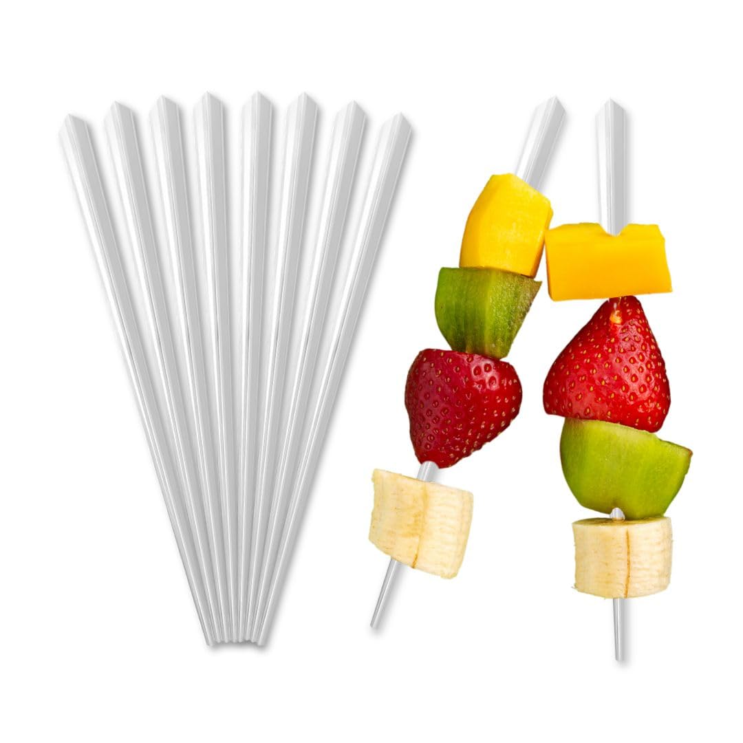 1000 Pcs Cocktail Picks Prism 7.62cm (3") - Sleek, Stylish Garnish for Cocktails, Perfect Plastic Toothpicks for Appetizers & Drinks, Versatile Fancy