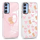 Jumkook 2 Packs Phone Case for Samsung Galaxy A15 5G 6,5'', Cute Clear Transparent Cover with...