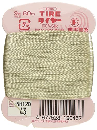 Fujix Tire thread soie cousu main bobine de fil de soie naturelle col 43
